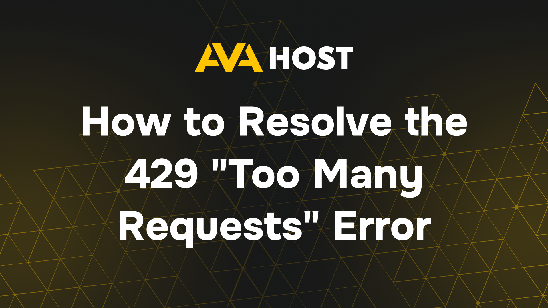How to Resolve the 429