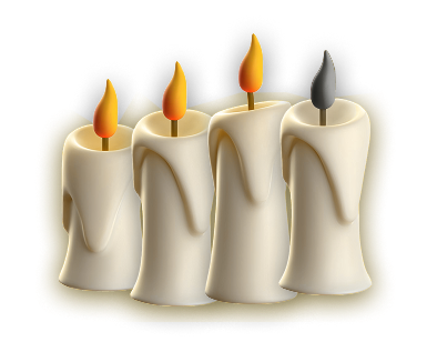 Christmas candles